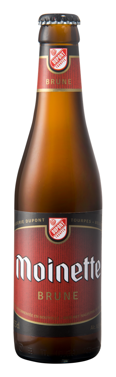 5410702000232 Moinette Brune 33cl - Official HD bottle packshot Dupont Brewery